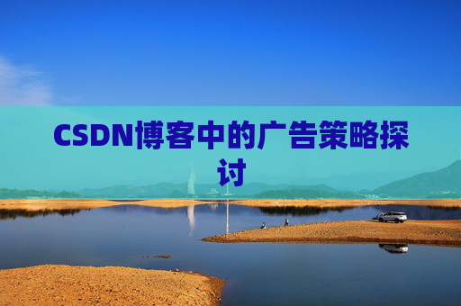 CSDN博客中的广告策略探讨